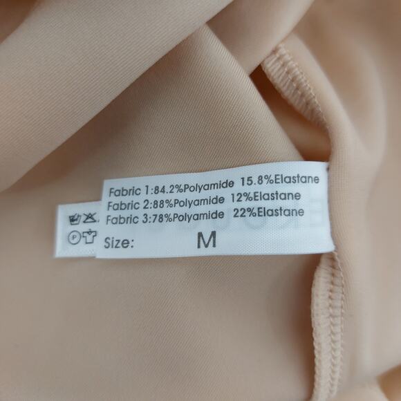 Ekouaer Womens Dress Slip Beige Stretch US Size 6 Full Cami - Picture 2 of 16